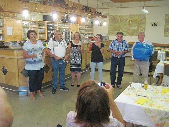 Bunter Abend im Hotel